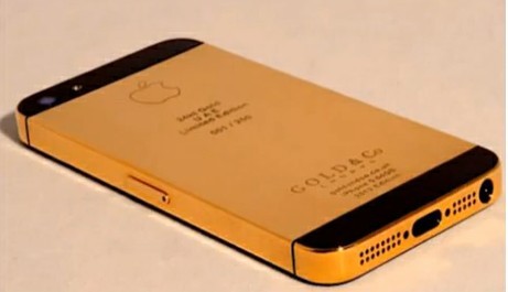 英国珠宝商打造首款“黄金iPhone5”