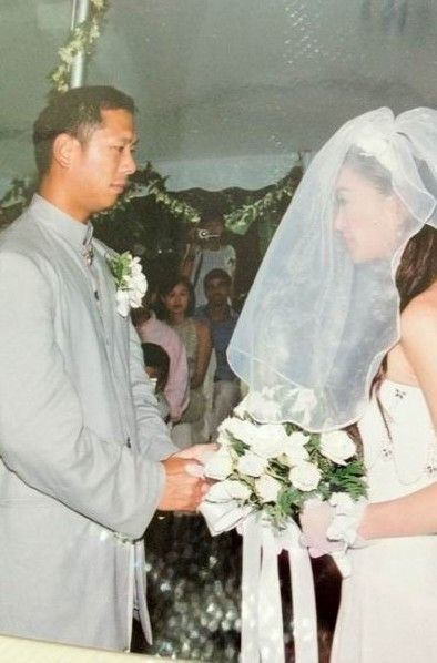 温碧霞结婚照片图片