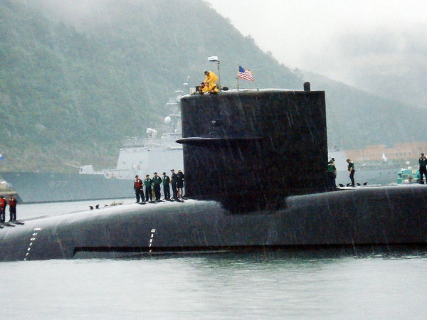 资料图:美国密歇根号战略导弹核潜艇