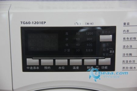 小天鹅洗衣机TG60-1201EP液晶显示屏