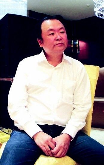 活動現場,導演高希希率陳道明,何潤東,秦嵐,李依曉,楊立新,段奕宏