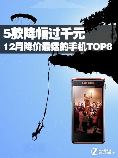 5款降幅过千元 12月降价最猛的手机TOP8 
