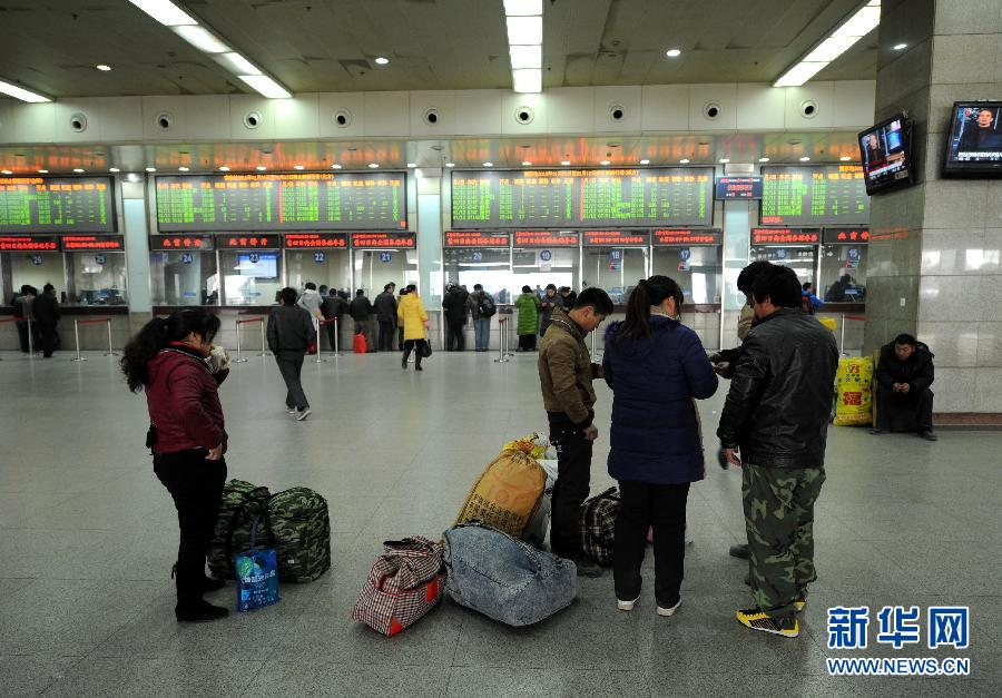 南京：网络、电话预订有效缓解窗口春运购票压力