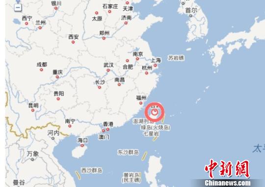 福建平潭岛和台湾地图图片