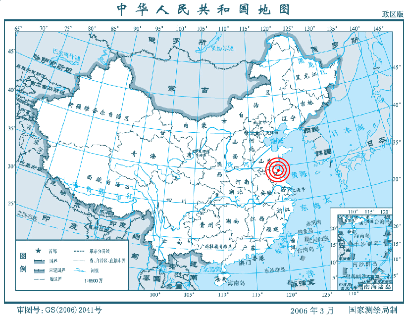 连云港中国地图位置图片