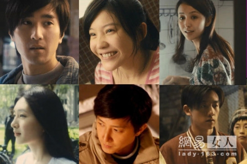 预告片中六大主演赵又廷,韩庚,杨子姗,江疏影,郑恺,佟丽娅纷纷揭开