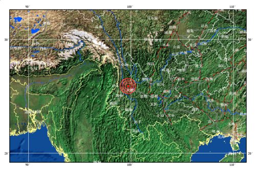 雲南大理洱源縣今日已發生4次地震 最大級別5.5級(組圖)