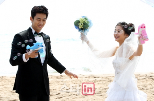 我们结婚了2pm玉泽演吴映洁婚礼曝光组图