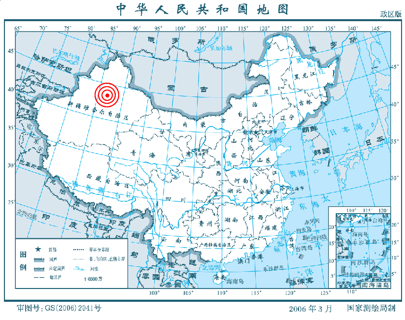 中国地图经纬线怎么画图片
