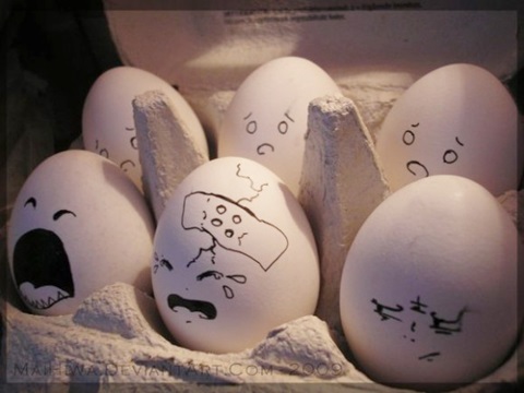 鸡蛋壳画表情图片