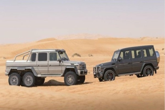 奔馳 g63 amg 6x6 賞析