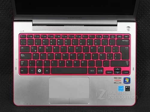 三星 535U3C粉色 键盘面图 
