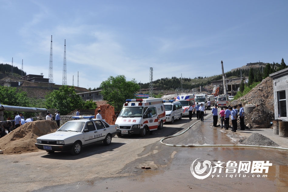 實拍濟南保利民爆廠爆炸現場已致13人死亡圖