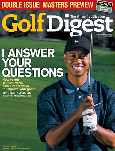 盘点伍兹《golf digest》封面照 青涩老虎曝光