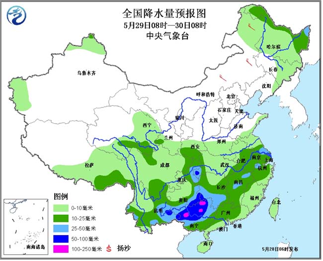 中央气象台:华南局地仍有强降雨 需防范次生灾害