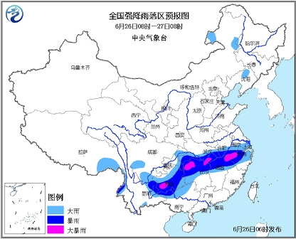 中国气象局启动Ⅲ级响应应对长江中下游强降雨-搜狐新闻