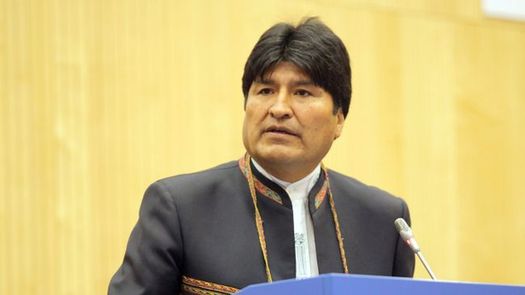 玻利维亚总统专机迫降图片