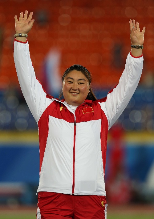 女子铅球奥运冠军图片