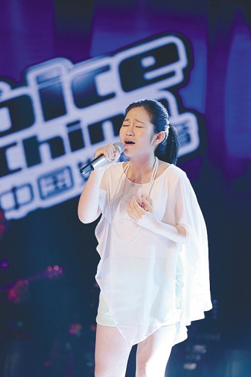 《中国好声音》将播出第二期节目,来自沈阳音乐学院的女生萱萱亮相