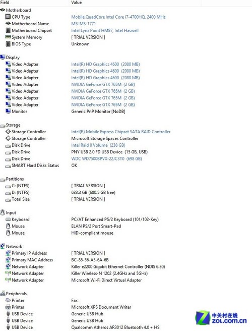 GTX765MSSD ΢GS70ᱡ 