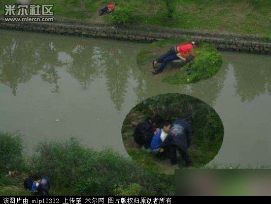 浙江台州路桥一公园发生不雅事件,一对中年情侣在公园深处情到深处做