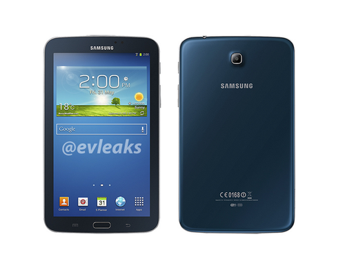 ͼΪɫGALAXY Tab 3 7.0ͼƬevleaks Twitter