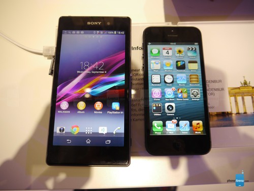 һȦ Xperia Z1ԱiPhone5