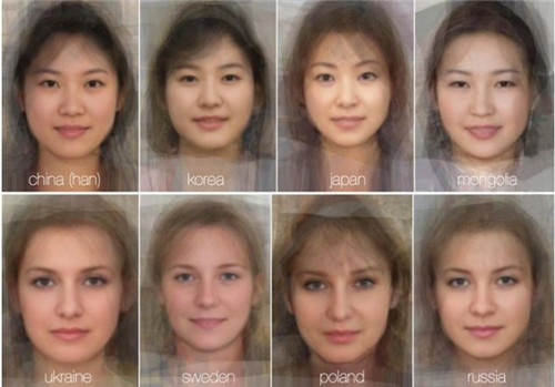 各国女士平均样貌比拼 中国女性脸大过韩日