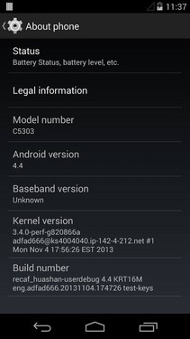 Xperia Z Android 4.4ưͼ