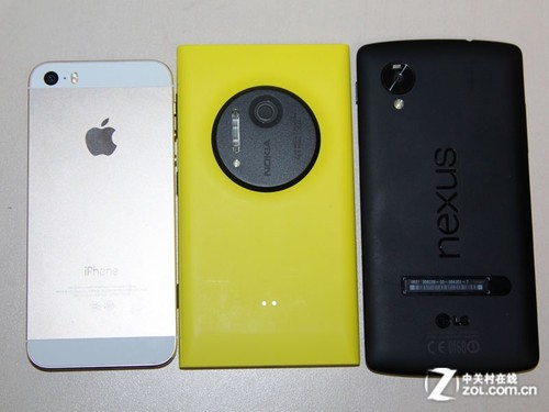 iPhone5s/Lumia1020/Nexus5