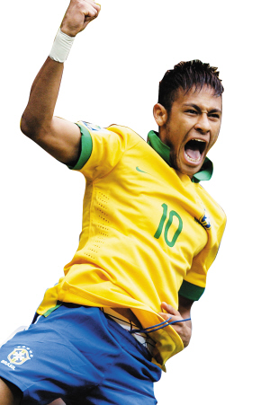 内马尔已成为巴西队头号球星小新发
