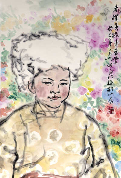 赤橙黄绿青蓝紫(中国画)