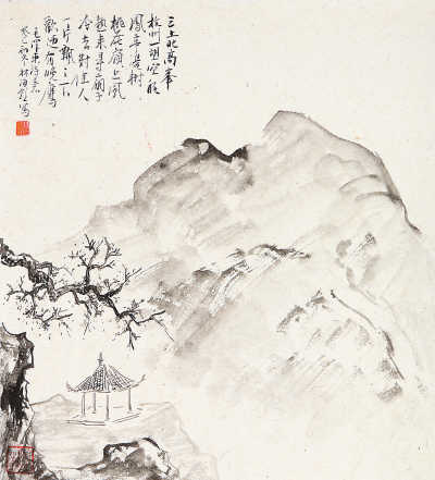 毛泽东诗意(中国画)