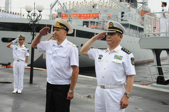 中国海军领导班子调整 田中转任海军副司令员