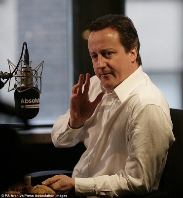 Ӣ÷(David Cameron)׶ĵĵ̨(Absolute Radio)ܷʡ