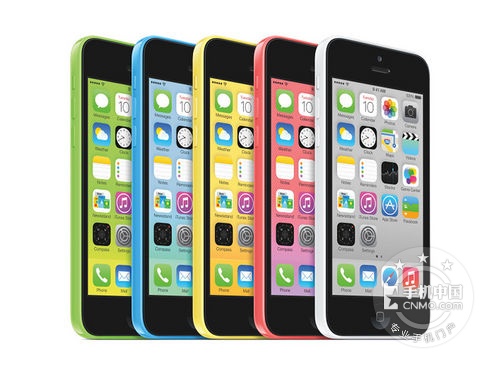 图为:苹果iPhone 5C 手机