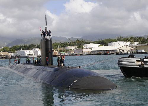 资料图：美国海军“夏洛特”号核潜艇
