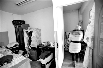 1月6日，丰台区鹏润家园小区，一间被黑中介打上隔断的房间内，租户已经搬离。