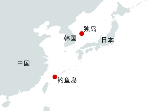 竹岛位置图图片