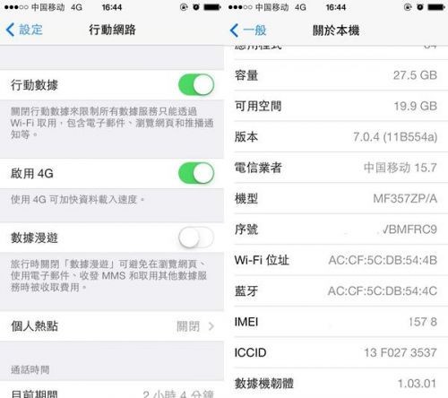 С 4GƶiPhone5s/5c 