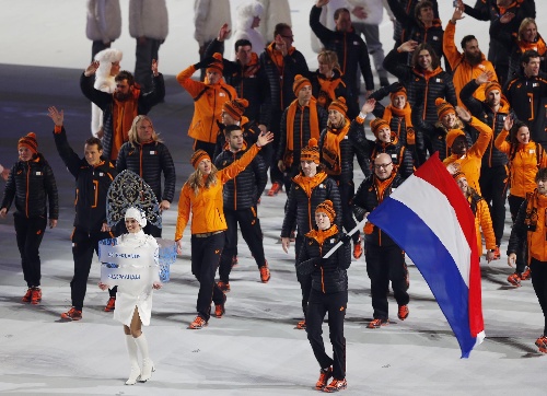 荷兰队冬奥会队服图片