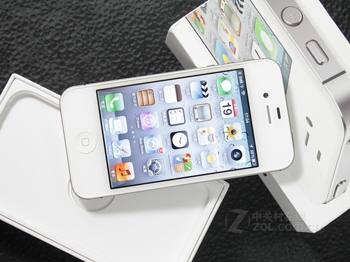 iPhone 4S 白色 正面图 
