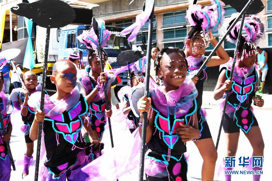 特立尼达和多巴哥儿童狂欢节(组图)