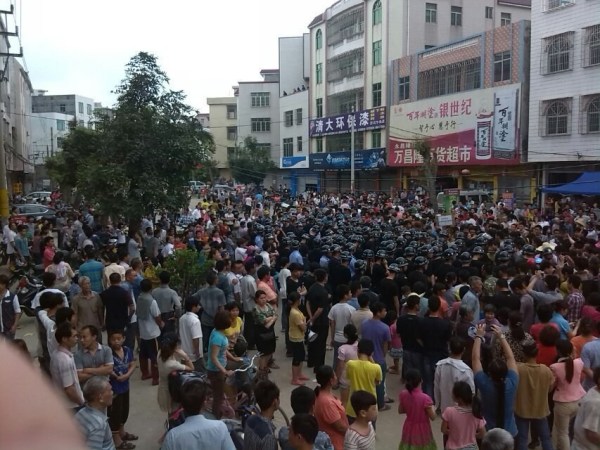 图为事发现场。