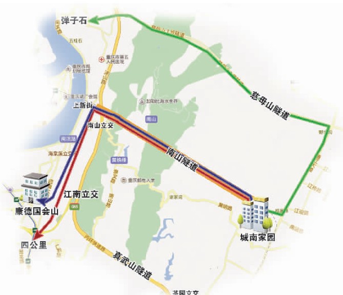重庆江南隧道规划图图片