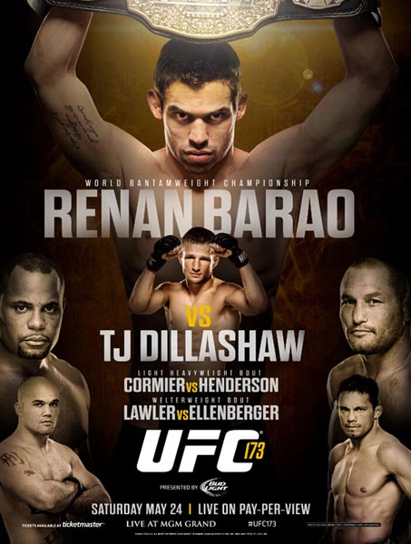 UFC173官方海报