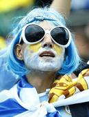 图文：乌拉圭vs英格兰 乌球迷期盼英乌之战