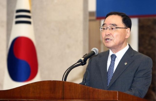 韩国总理郑烘原韩联社图片