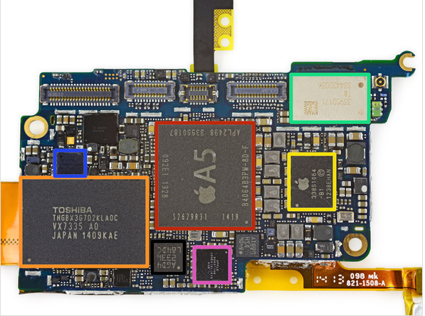新iPod touch 5拆机图解 16GB增摄像头 