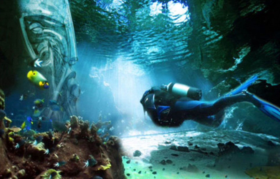 reef worlds公司为迪拜设计的水下公园示意图网页截图